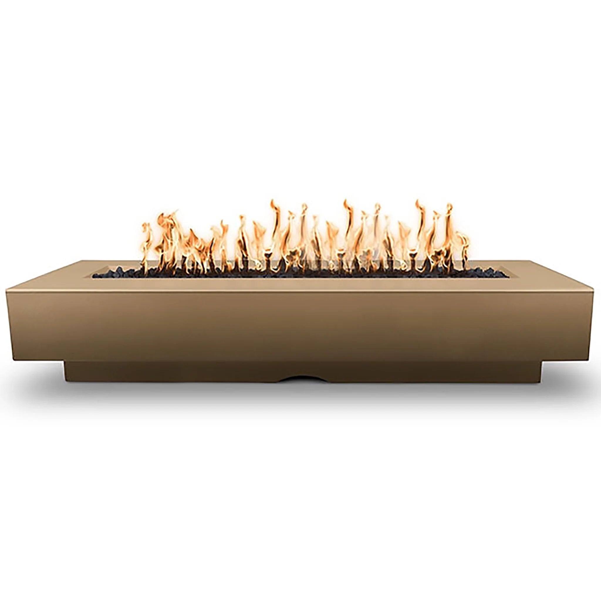 The Outdoor Plus 96" Del Mar Bronze Propane Gas Match Lit Fire Pit | OPT-DEL9628-MBR-LP
