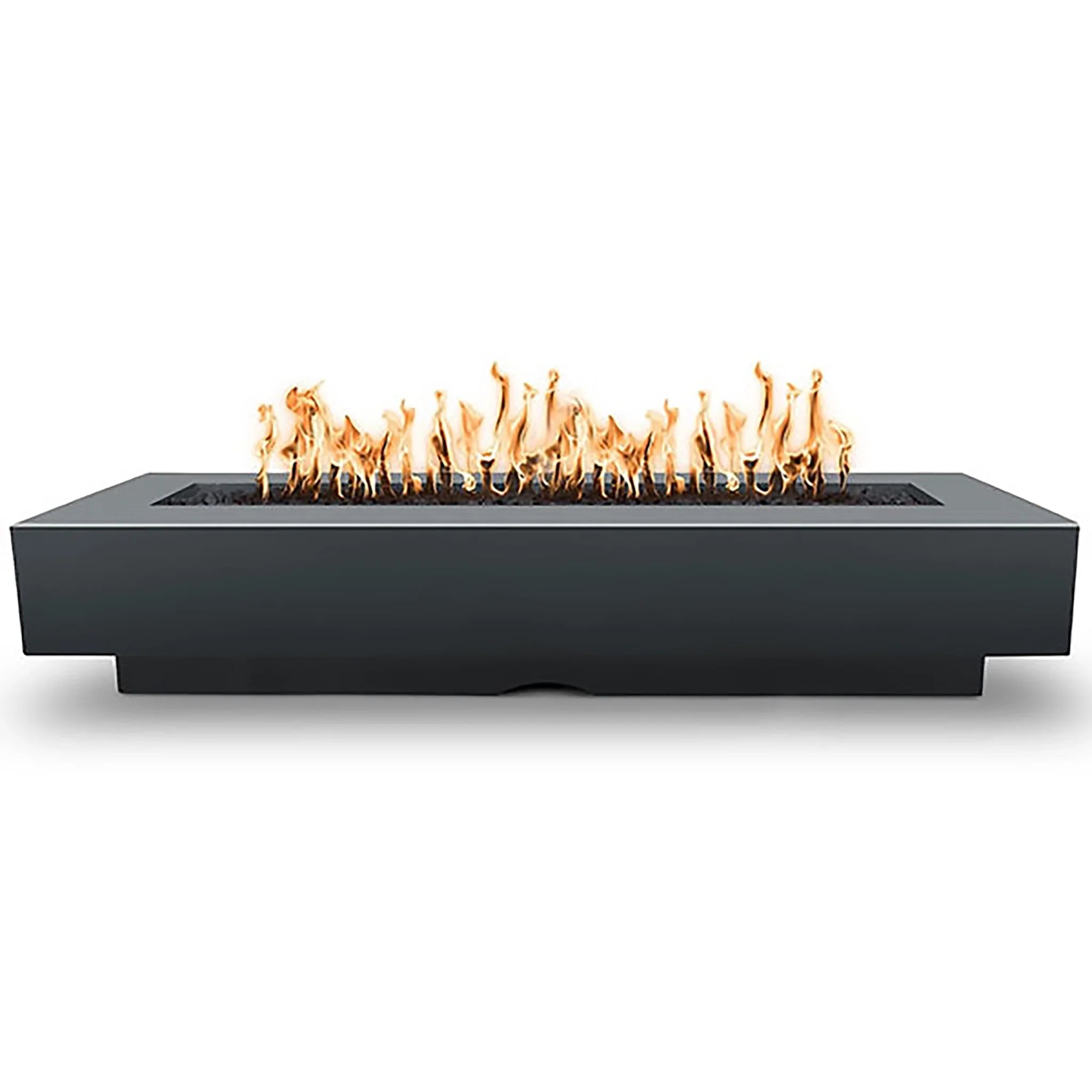 The Outdoor Plus 96" Del Mar Slate Propane Gas Match Lit Fire Pit | OPT-DEL9628-MSL-LP